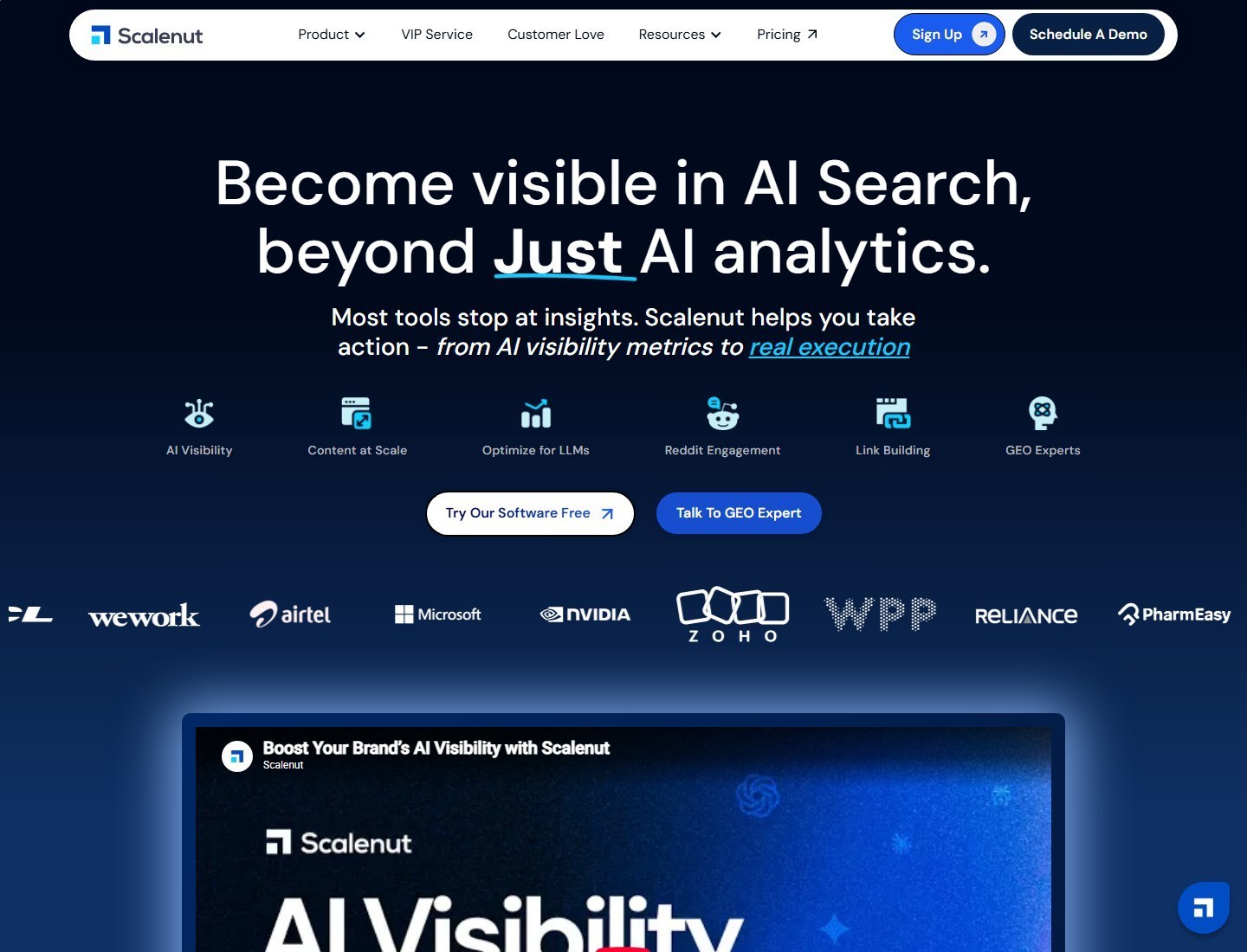 Scalenut GEO content platform for Clearscope alternatives