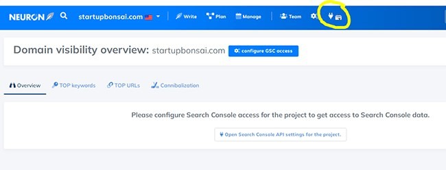 NeuronWriter Google Search Console integration for content refresh decisions