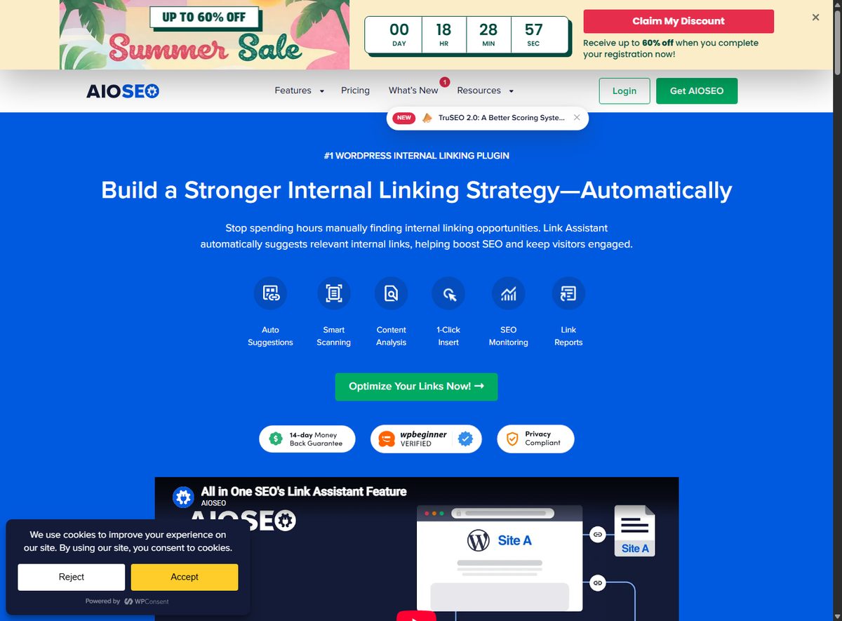 Link Assistant automates internal link suggestions in WordPress