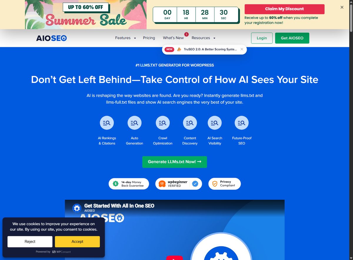 LLMs.txt Generator controls how AI engines index your site